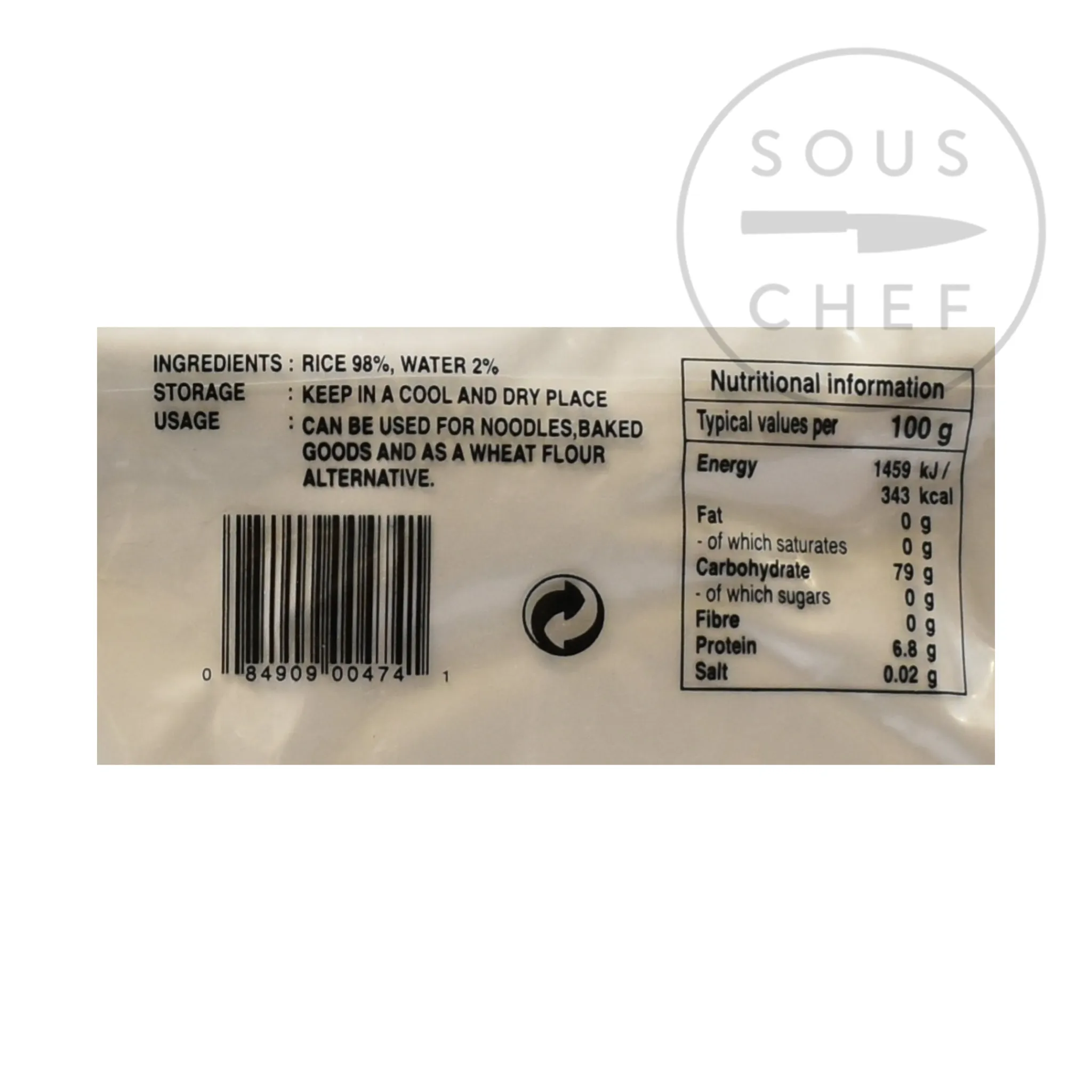 Hot Rice Flour, 450g Ingredients Brands|Korean Ingredients