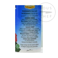 Sale Rose Water, 300ml Ingredients Brands|Middle Eastern Ingredients
