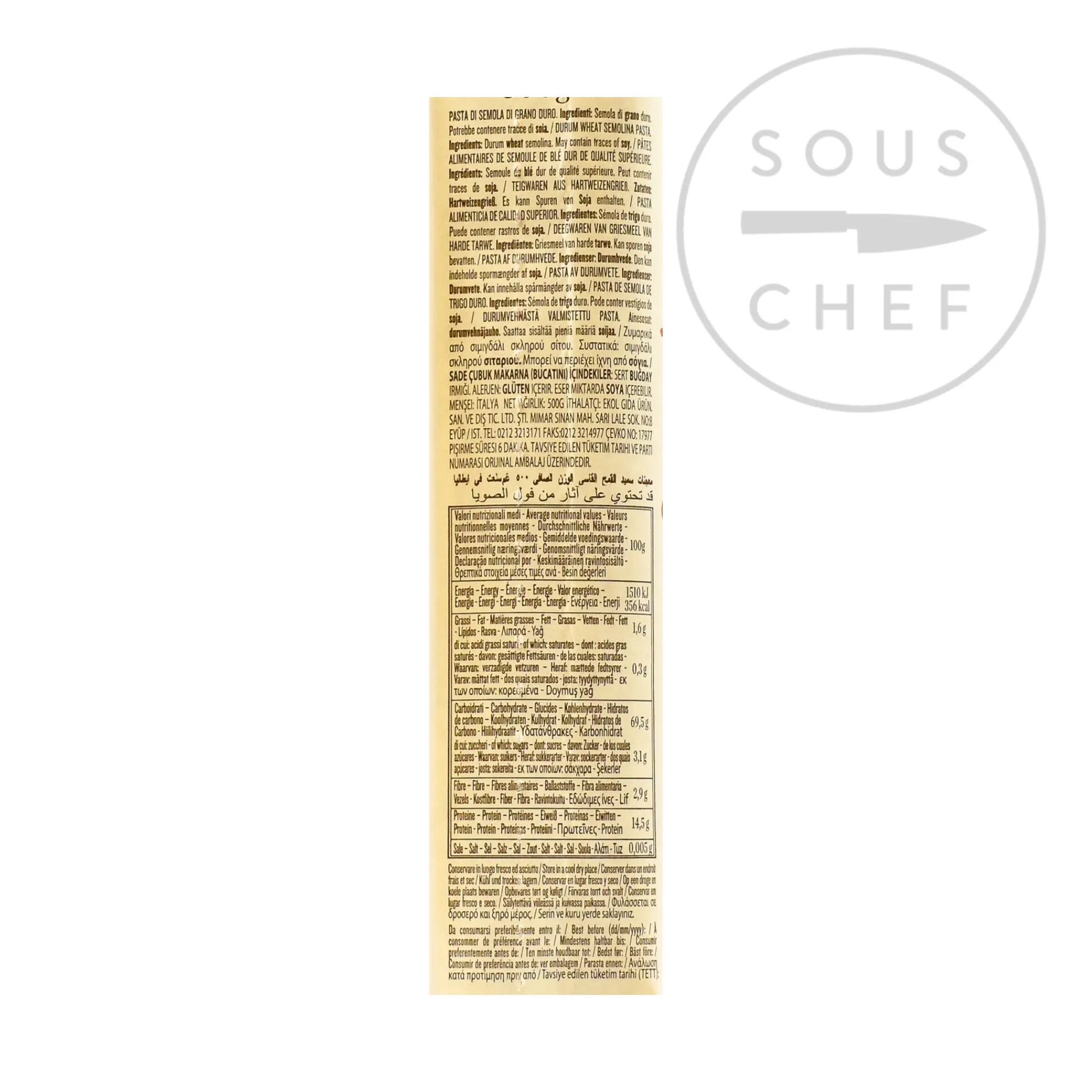Best Bucatini, 500g Italian Ingredients|Pasta, Rice & Beans