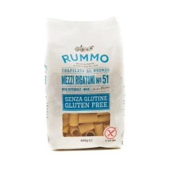 Outlet Gluten Free Mezzi Rigatoni, 400g Italian Ingredients|Pasta, Rice & Beans