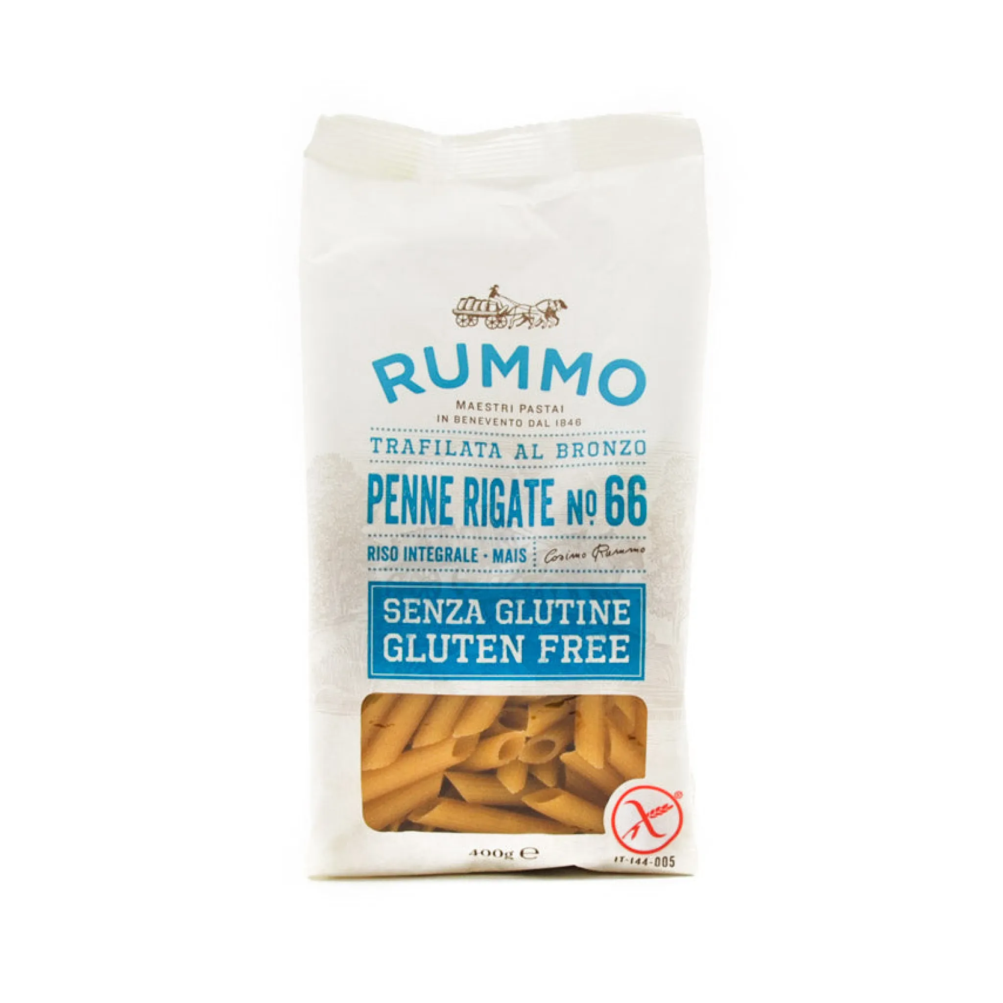 Clearance Gluten Free Penne Rigate, 400g Italian Ingredients|Pasta, Rice & Beans