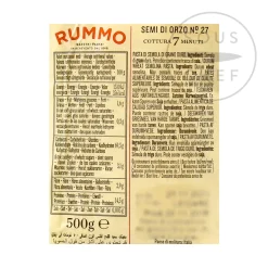 Orzo Pasta - 'Semi Di Orzo', 500g Ingredients Brands|Italian Ingredients