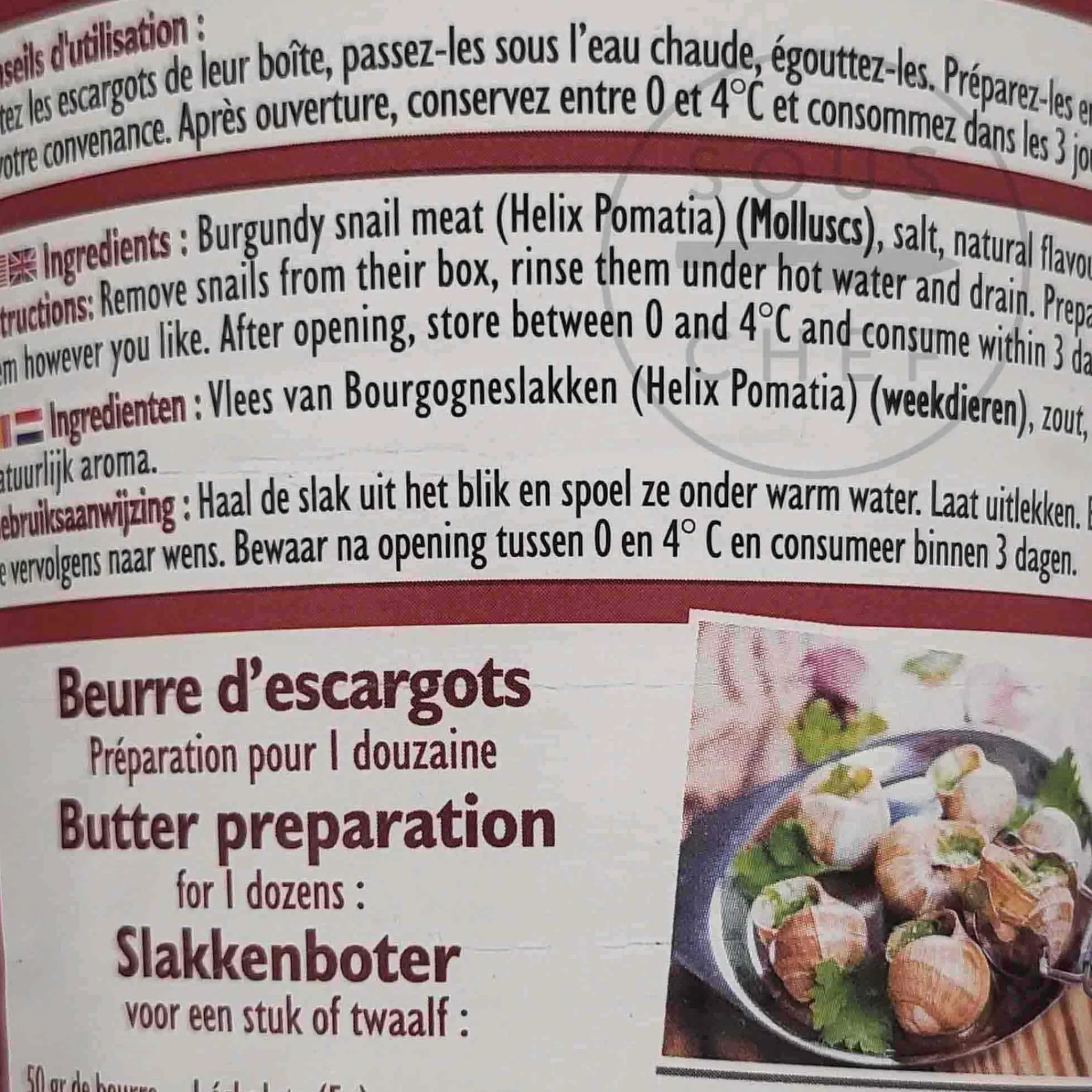 Online Extra Large Burgundy Snails Ingredients Brands|French Ingredients