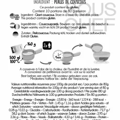 Outlet Giant Couscous Pearls, 800g Ingredients Brands|Pasta, Rice & Beans