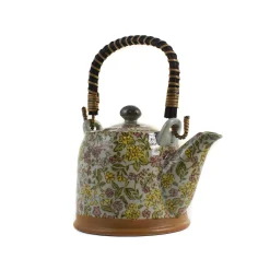 Online Saku Floral Japanese Teapot Japanese Ingredients|Japanese Tableware