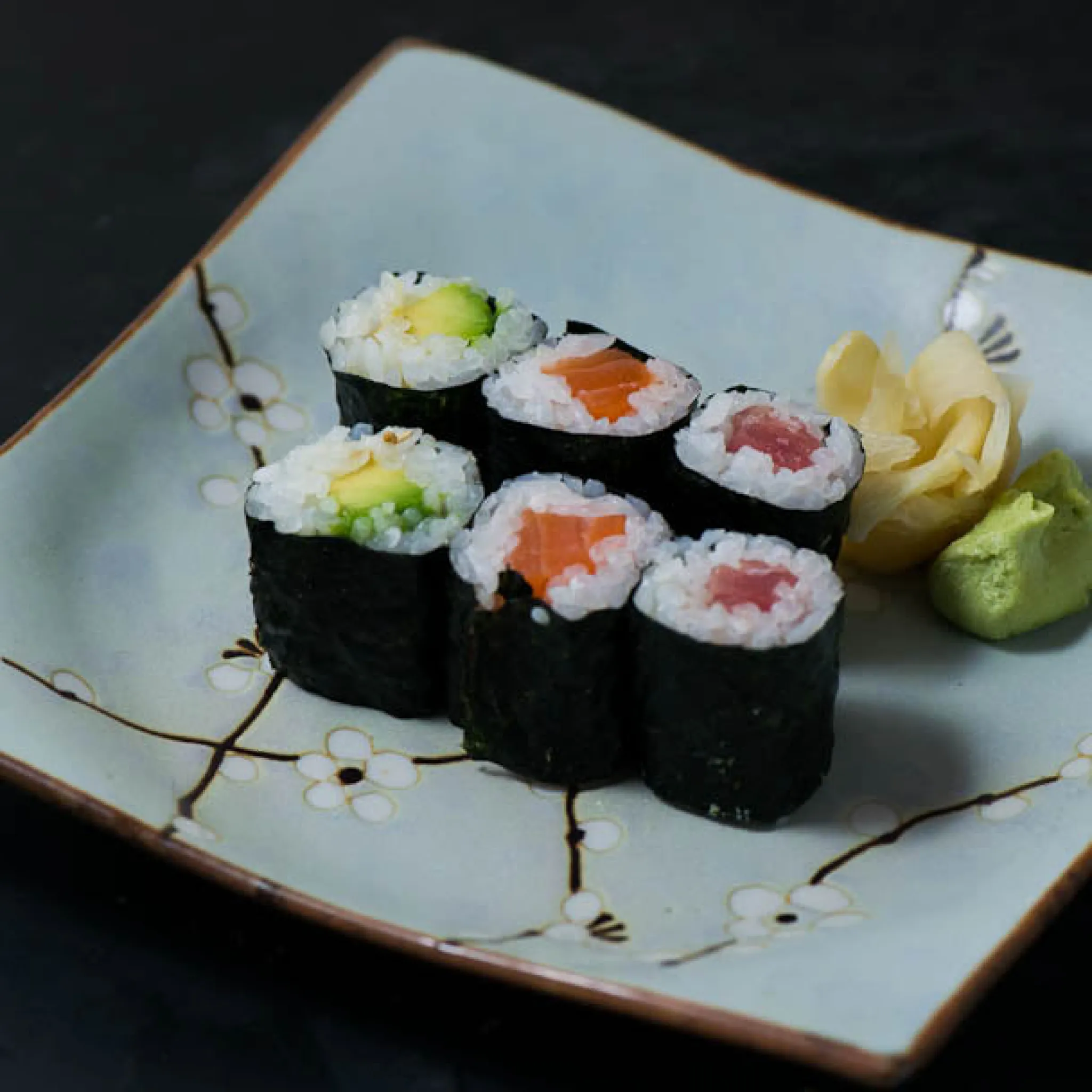 Discount Sakura Blossom Square Plate Tableware Brands|Japanese Ingredients