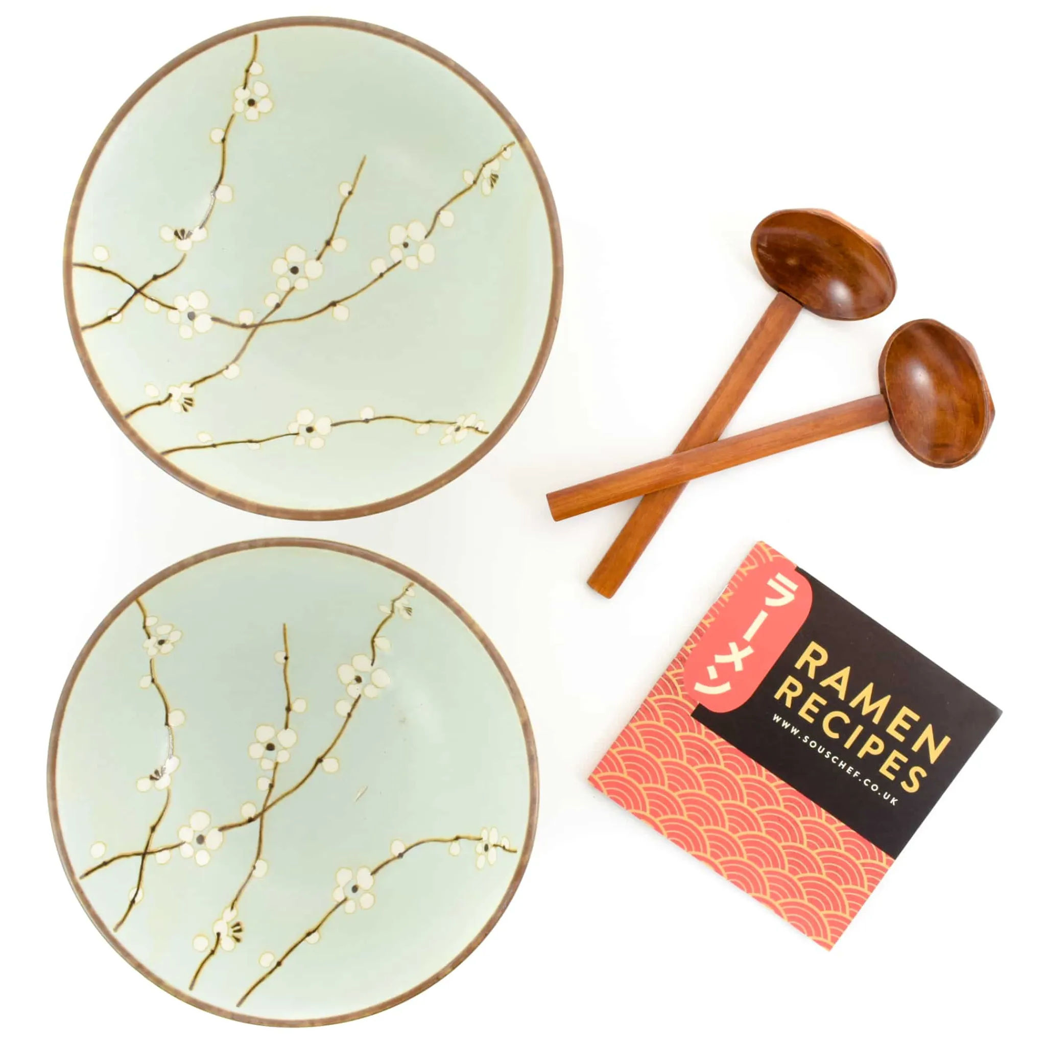 Hot Sakura Ramen Bowl Set Japanese Ingredients|Japanese Tableware