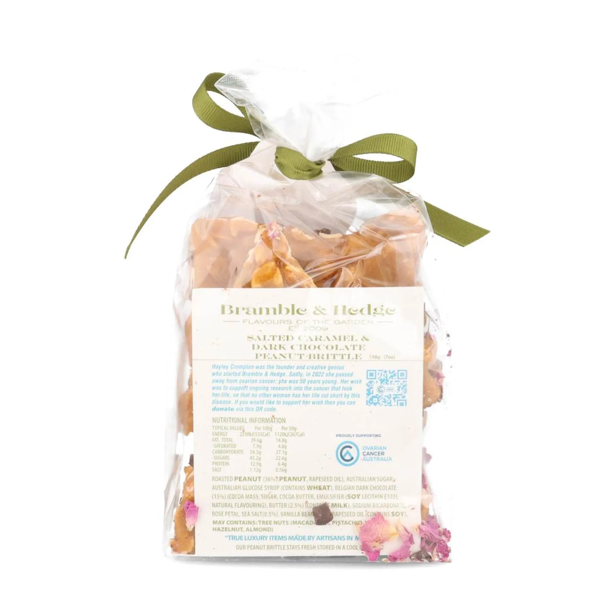 Discount Salted Caramel, Rose Petal & Dark Belgian Chocolate Peanut Brittle, 200g Ingredients Brands|Chocolate & Sweets