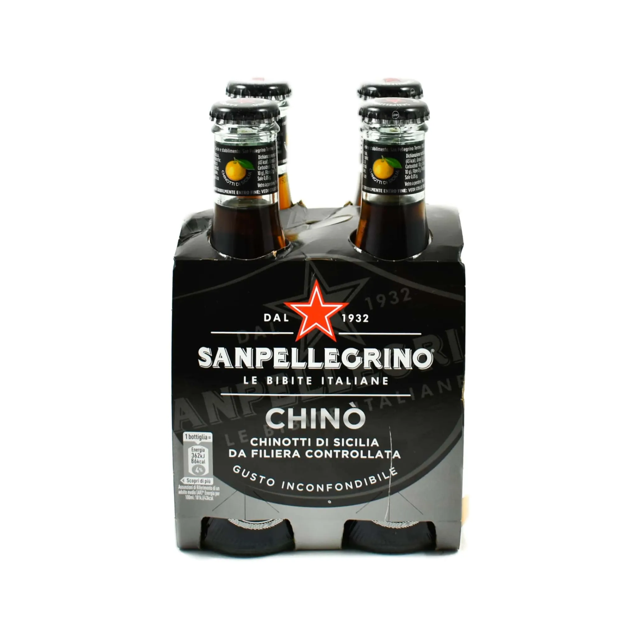 Outlet San Pellegrino Chino - 20cl x 4 Italian Ingredients|Drinks