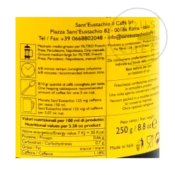 Outlet Sant'Eustachio Ground Coffee, 250g Italian Ingredients|Drinks