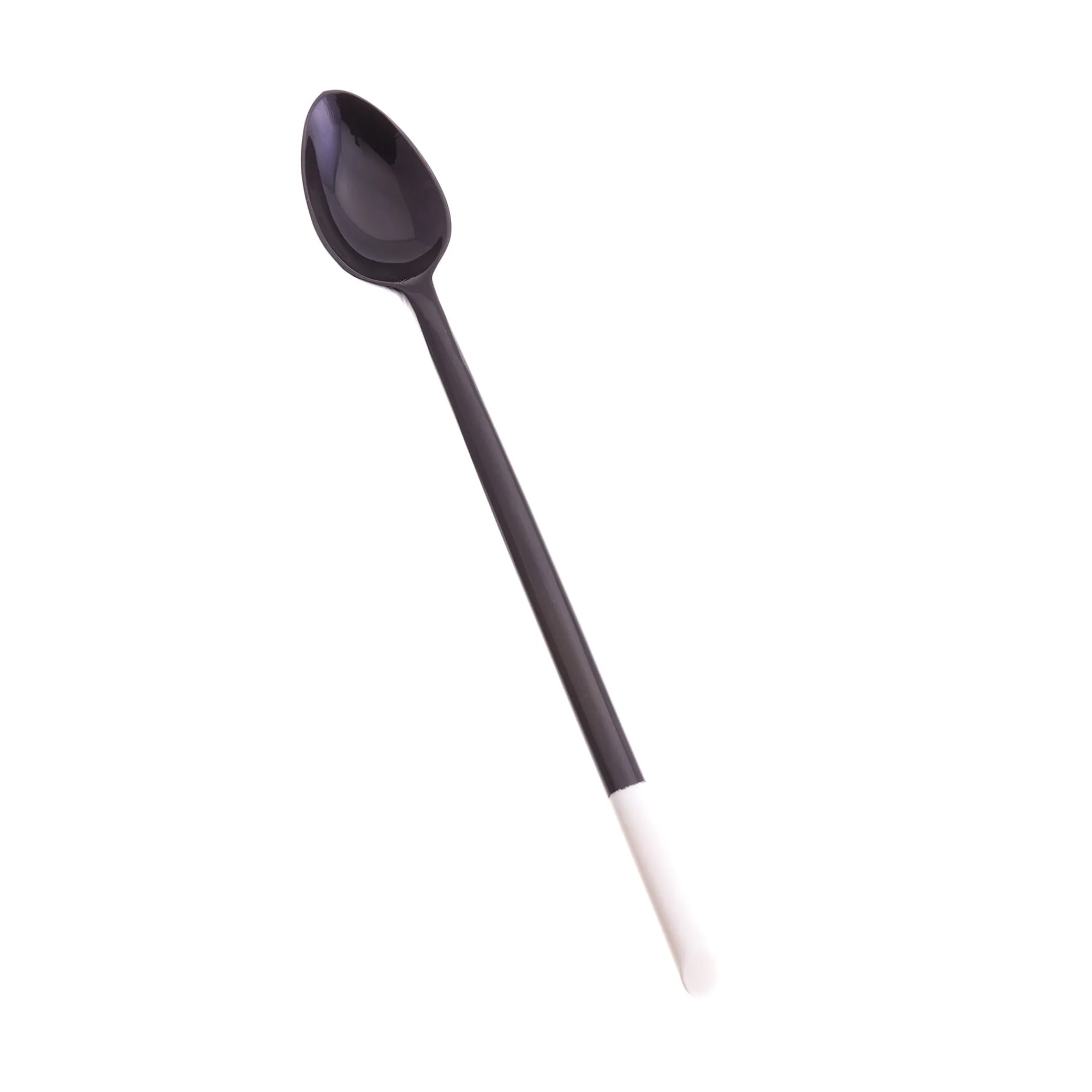Sale Black & White Horn Kitami Long Dessert Spoon, 20cm Cutlery|Tableware Brands