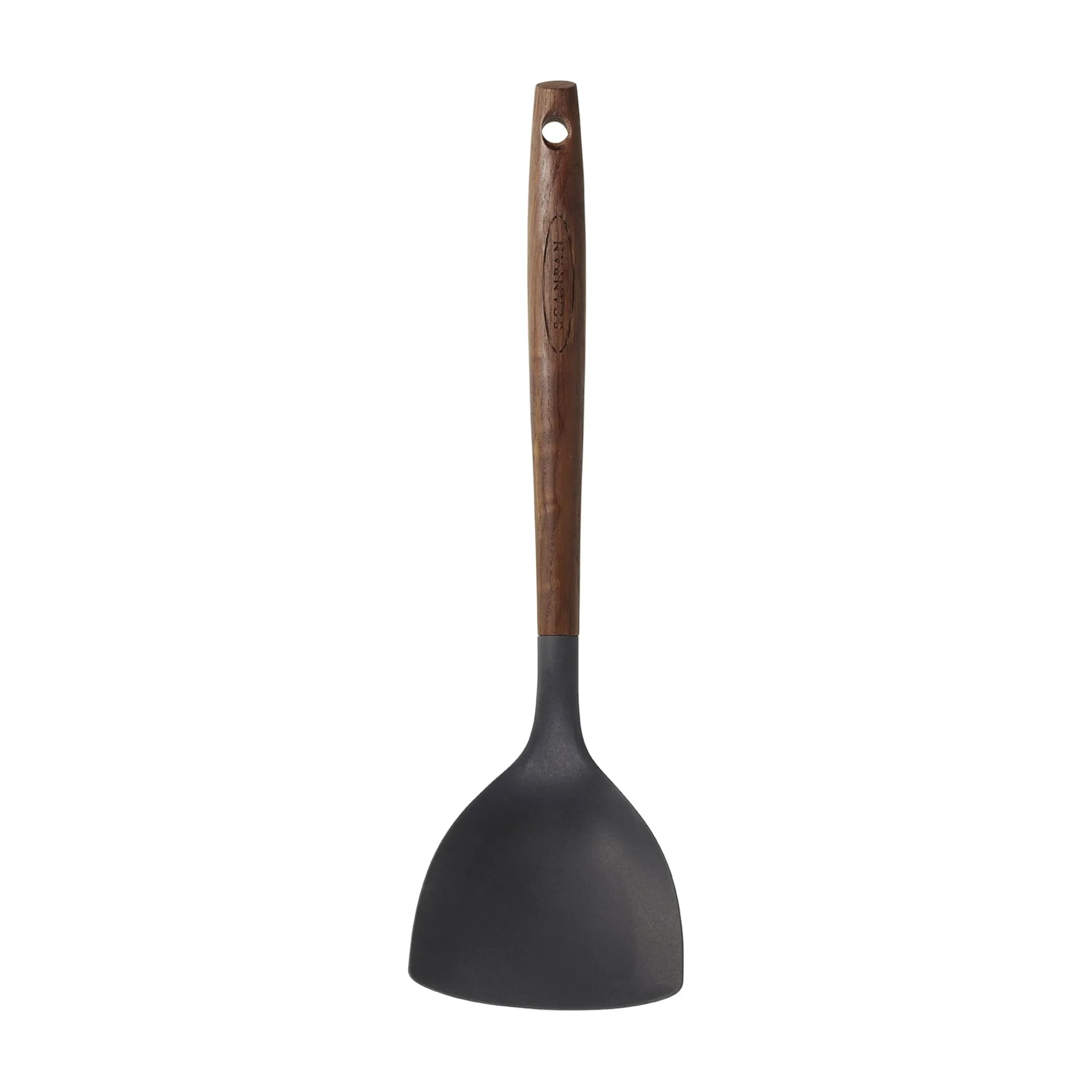 Discount Carbonized Ash & Silicone Wok Turner, 31cm Kitchen Tools & Utensils