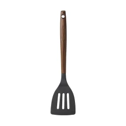 Outlet Carbonized Ash & Silicone Turner, 31cm Kitchen Tools & Utensils