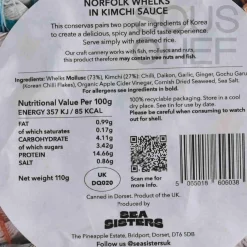 Discount Tinned Norfolk Whelks in Kimchi Sauce, 110g Tinned Fish & Seafood|Ingredients Brands