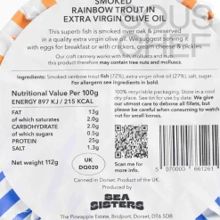Clearance Tinned Rainbow Trout Smoked Over Oak, 110g Tinned Fish & Seafood|Ingredients Brands