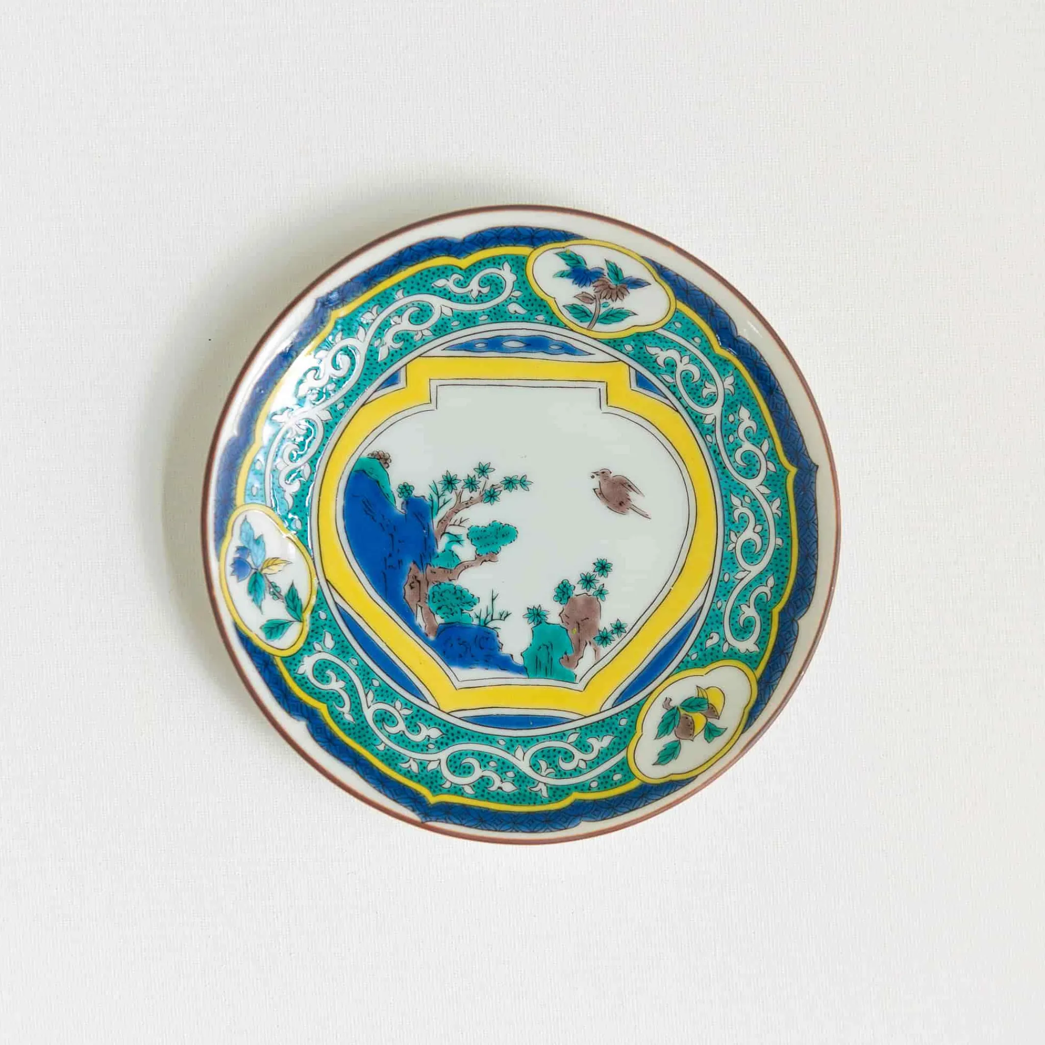 Clearance Porcelain Assorted Floral Side Plates, Set of 5, 15cm Japanese Ingredients|Plates