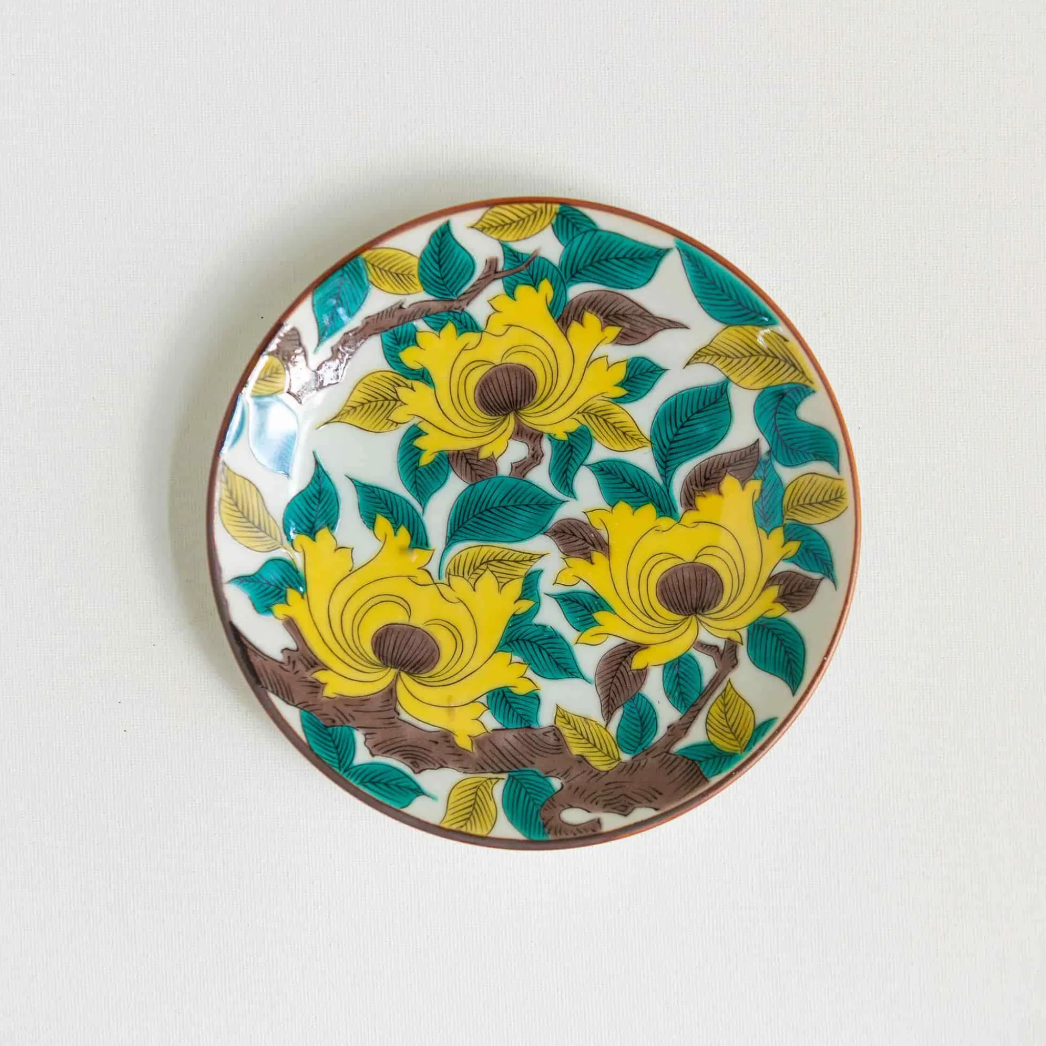 Clearance Porcelain Assorted Floral Side Plates, Set of 5, 15cm Japanese Ingredients|Plates