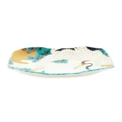 Sale Porcelain Crane Rectangular Platter, 32cm Japanese Ingredients|Table Setting