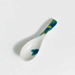 Discount Porcelain Floral Soup Spoon Japanese Ingredients|Cutlery