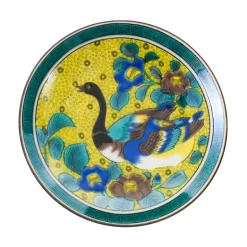 Online Porcelain Golden Goose Small Garnish Plate, 10cm Japanese Ingredients|Plates