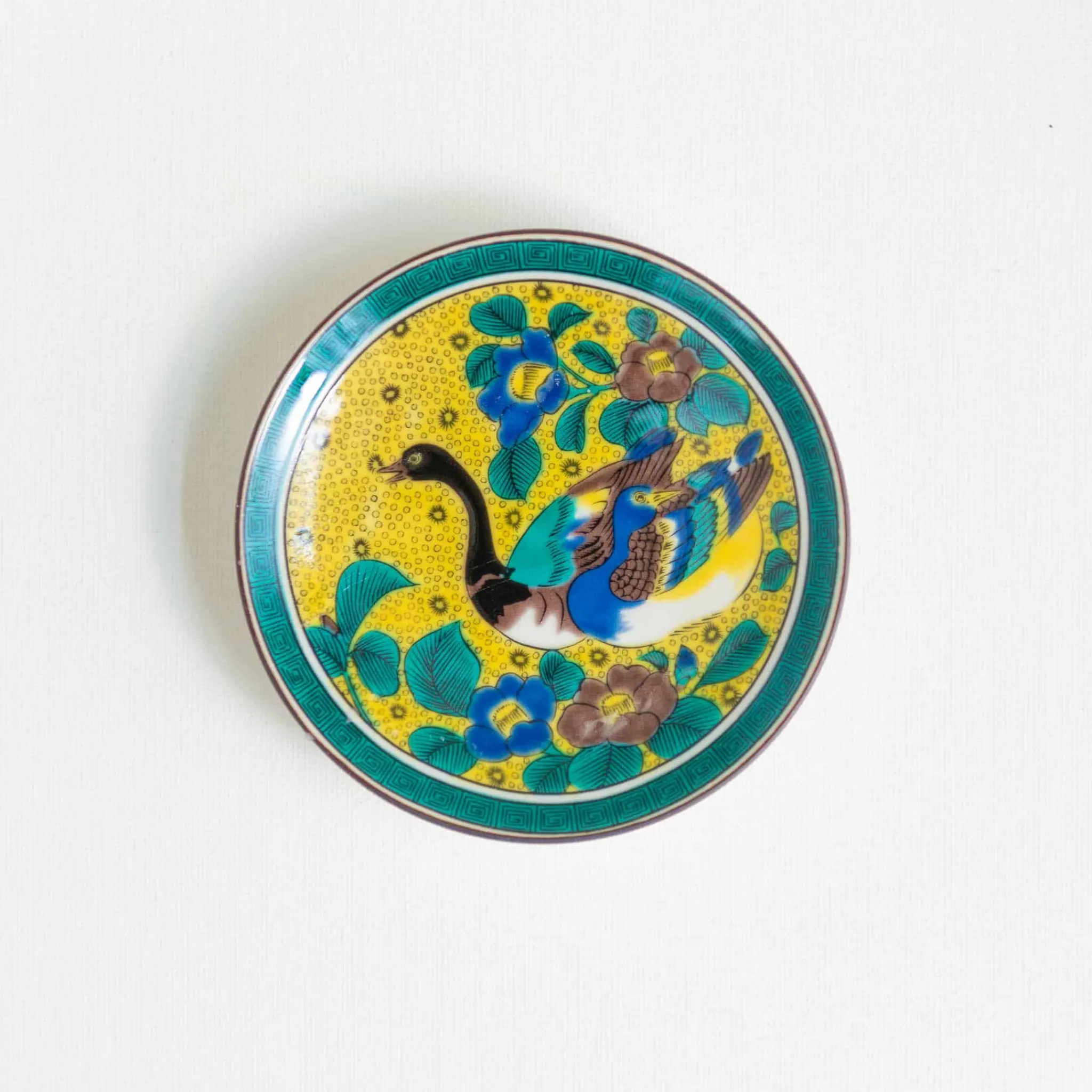 Online Porcelain Golden Goose Small Garnish Plate, 10cm Japanese Ingredients|Plates