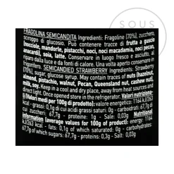 Discount Semi-Candied Wild Strawberries, 260g Ingredients Brands|Italian Ingredients