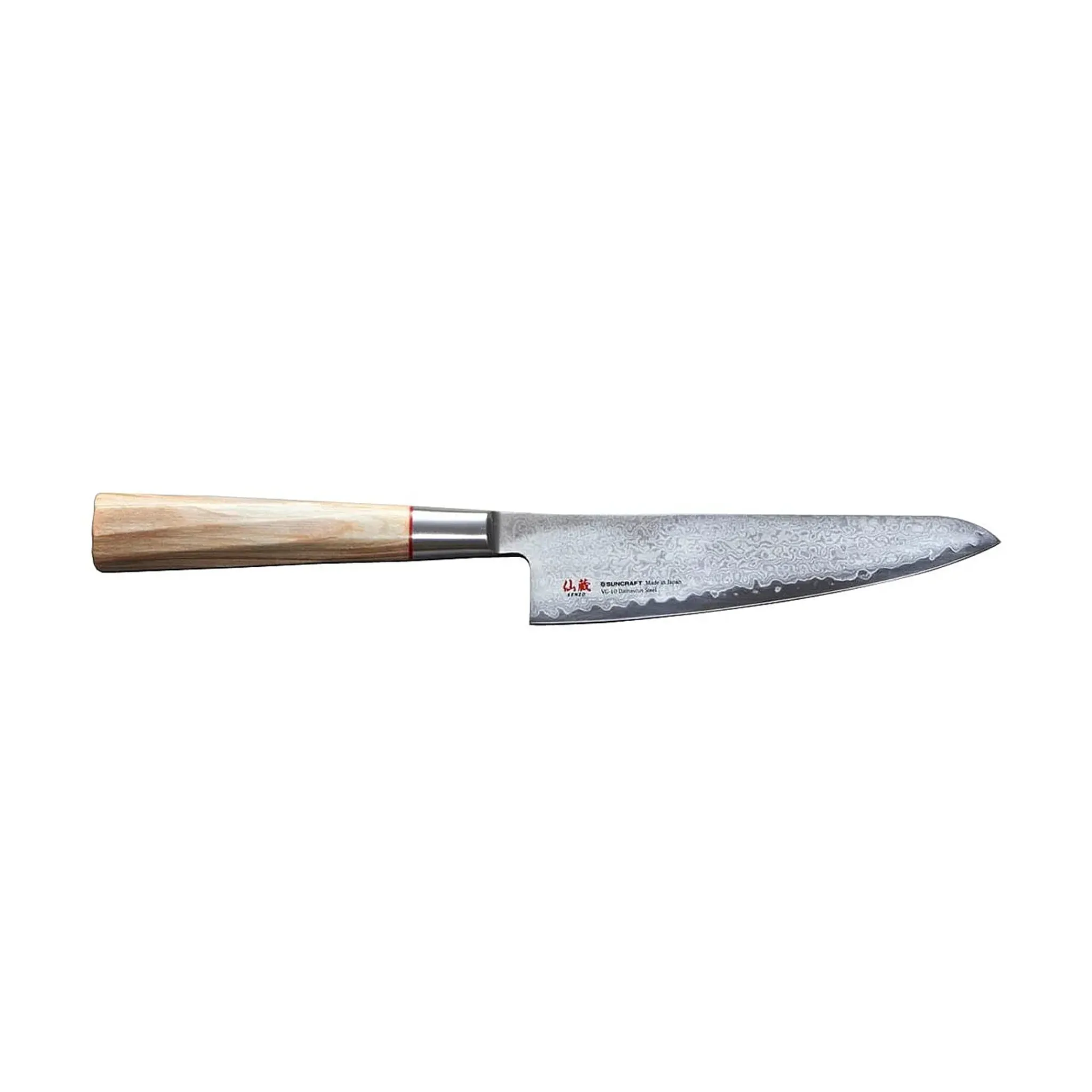 Clearance Senzo Twist Damascus Steel VG10 Core Small Santoku Knife, 14.3cm Japanese Ingredients|Kitchen Knives