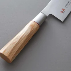 Clearance Senzo Twist Damascus Steel VG10 Core Small Santoku Knife, 14.3cm Japanese Ingredients|Kitchen Knives