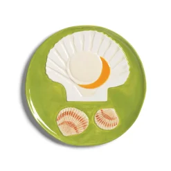 Set of 4 Assorted Seafood Side Plates, 16cm Plates|Crockery & Dinnerware