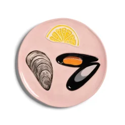 Set of 4 Assorted Seafood Side Plates, 16cm Plates|Crockery & Dinnerware