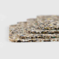 Set of 4 Beach Clean Recycled Cork Square Coasters, 10cm Tableware Brands