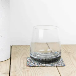 Set of 4 Beach Clean Recycled Cork Square Coasters, 10cm Tableware Brands