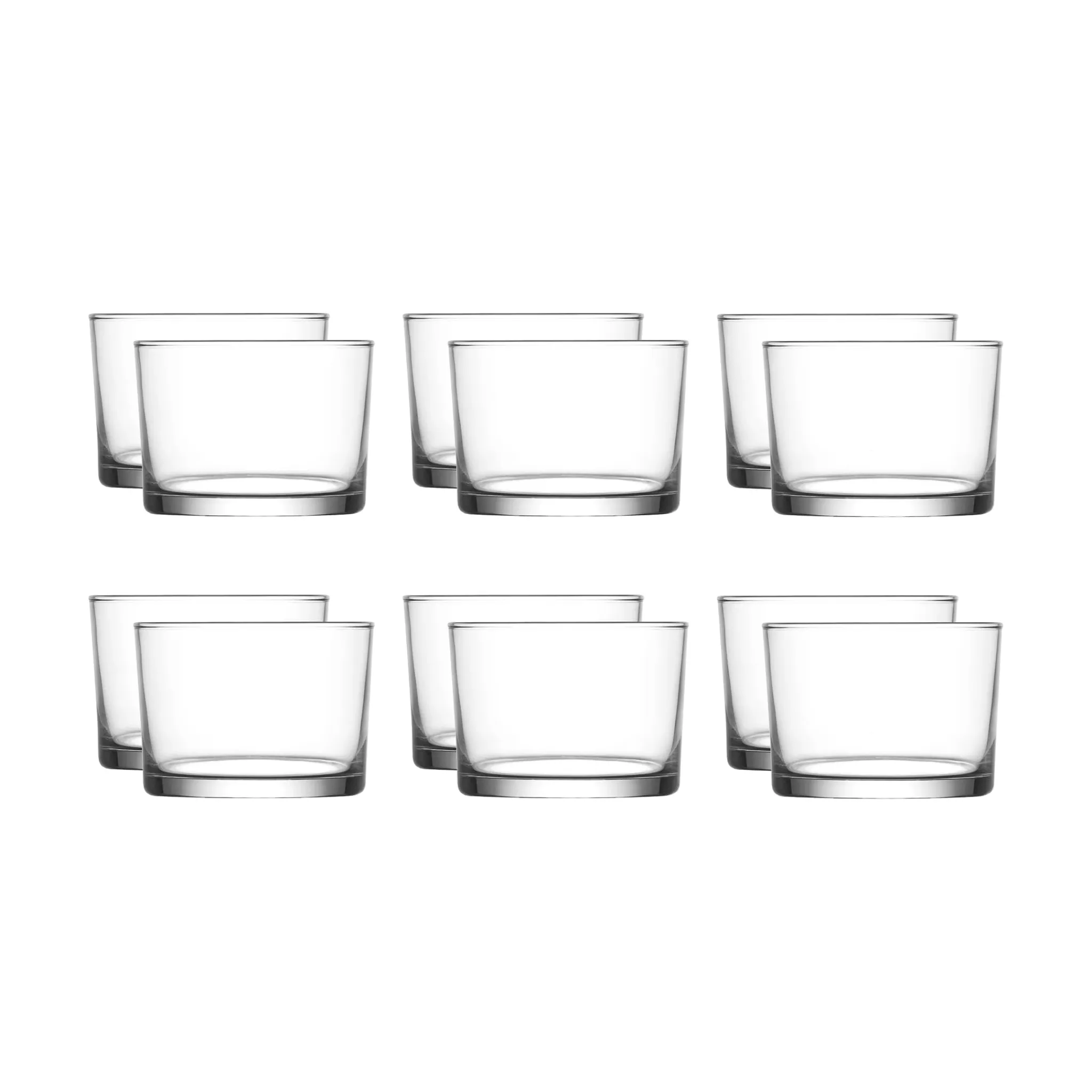 Outlet Set of 12 Bodega Low Tumblers, 240ml Tableware Brands