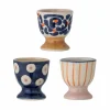 Outlet Set of 3 Eviaya Patterned Egg Cups Tableware Brands