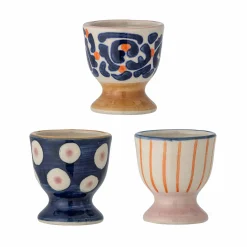 Outlet Set of 3 Eviaya Patterned Egg Cups Tableware Brands
