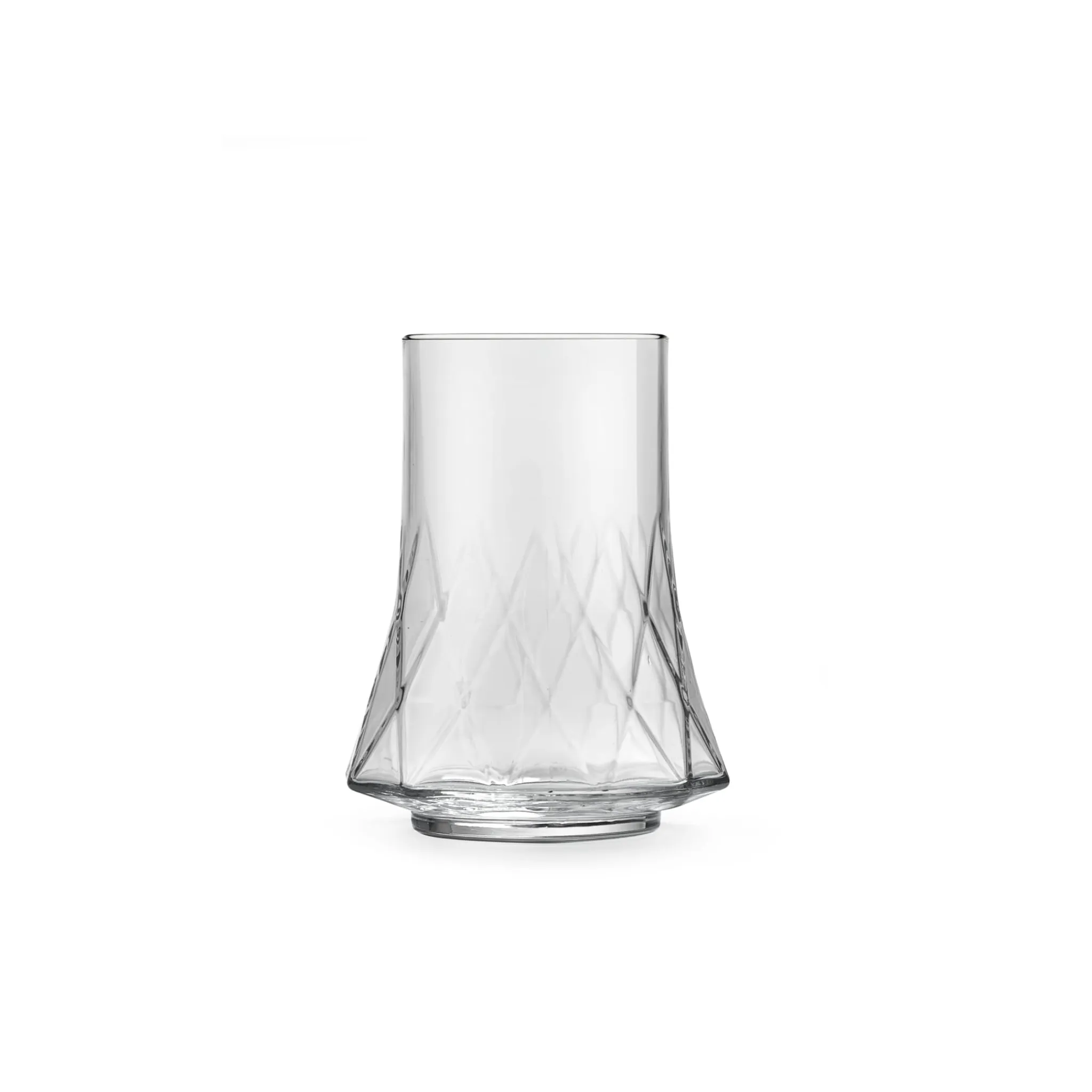 Outlet Set of 6 Geometric Highball Glasses, 350ml Tableware Brands|Cocktail Making & Barware