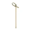 Set of 100 Green Looped Bamboo Skewers Canape Supplies|Tableware Brands