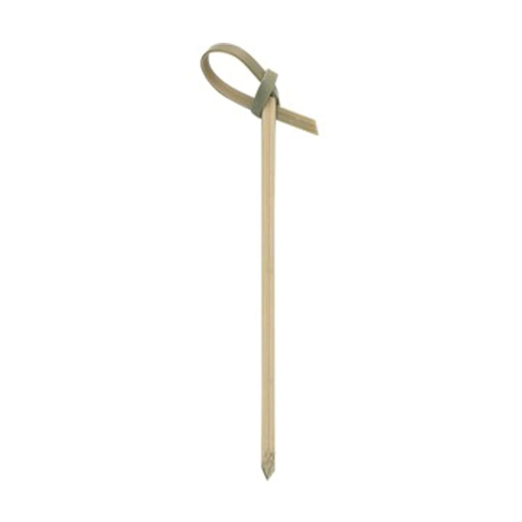 Set of 100 Green Looped Bamboo Skewers Canape Supplies|Tableware Brands