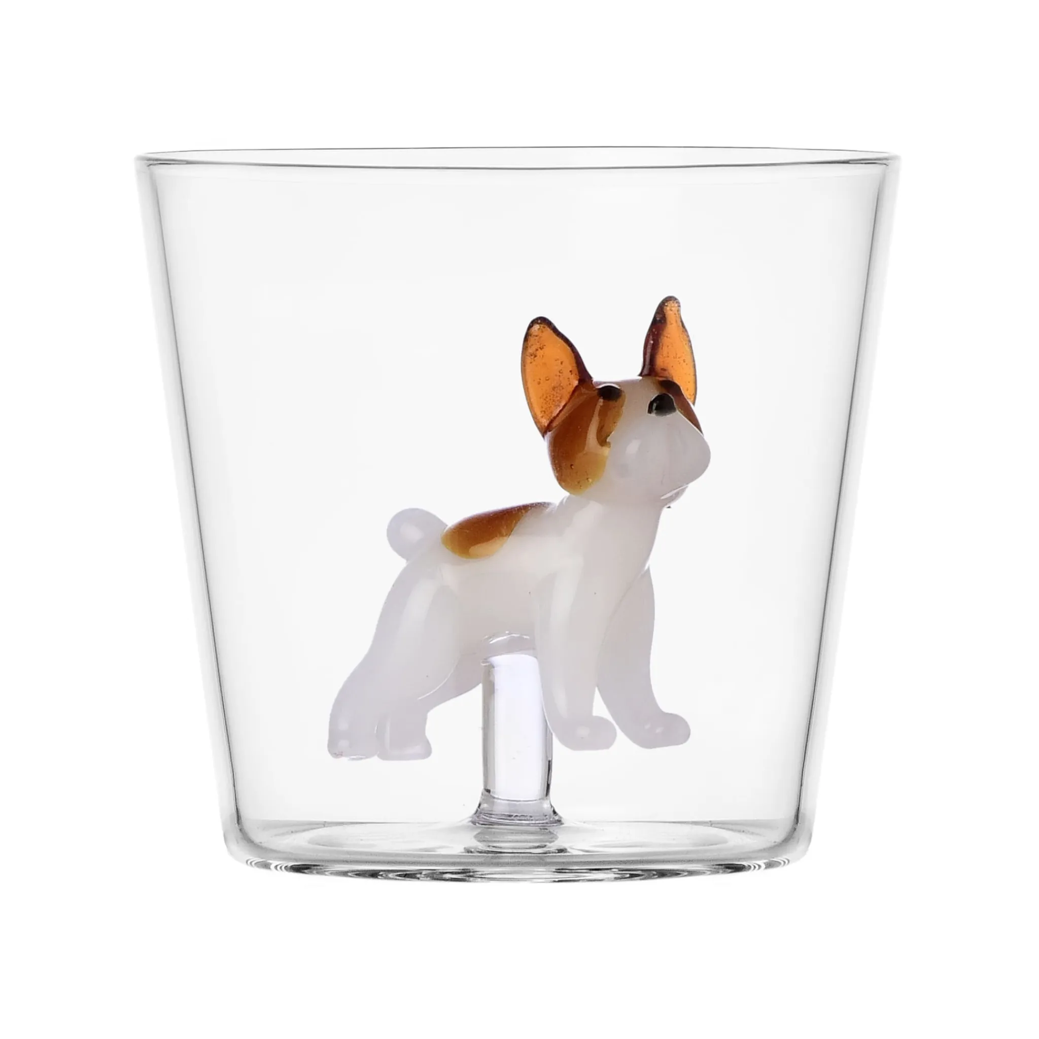Set of 2 French Bulldog Tumblers, 300ml Table Setting|Drinking Glasses