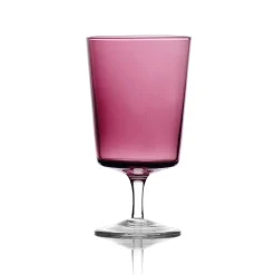 Set of 6 Violet Stemmed Wine Glass Table Setting|Drinking Glasses