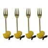 Online Set of 4 Lemon Tasting Forks Cutlery|Tableware Brands