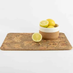 New Set of 4 Marbled Cork Rectangle Placemats, 40cm Tableware Brands