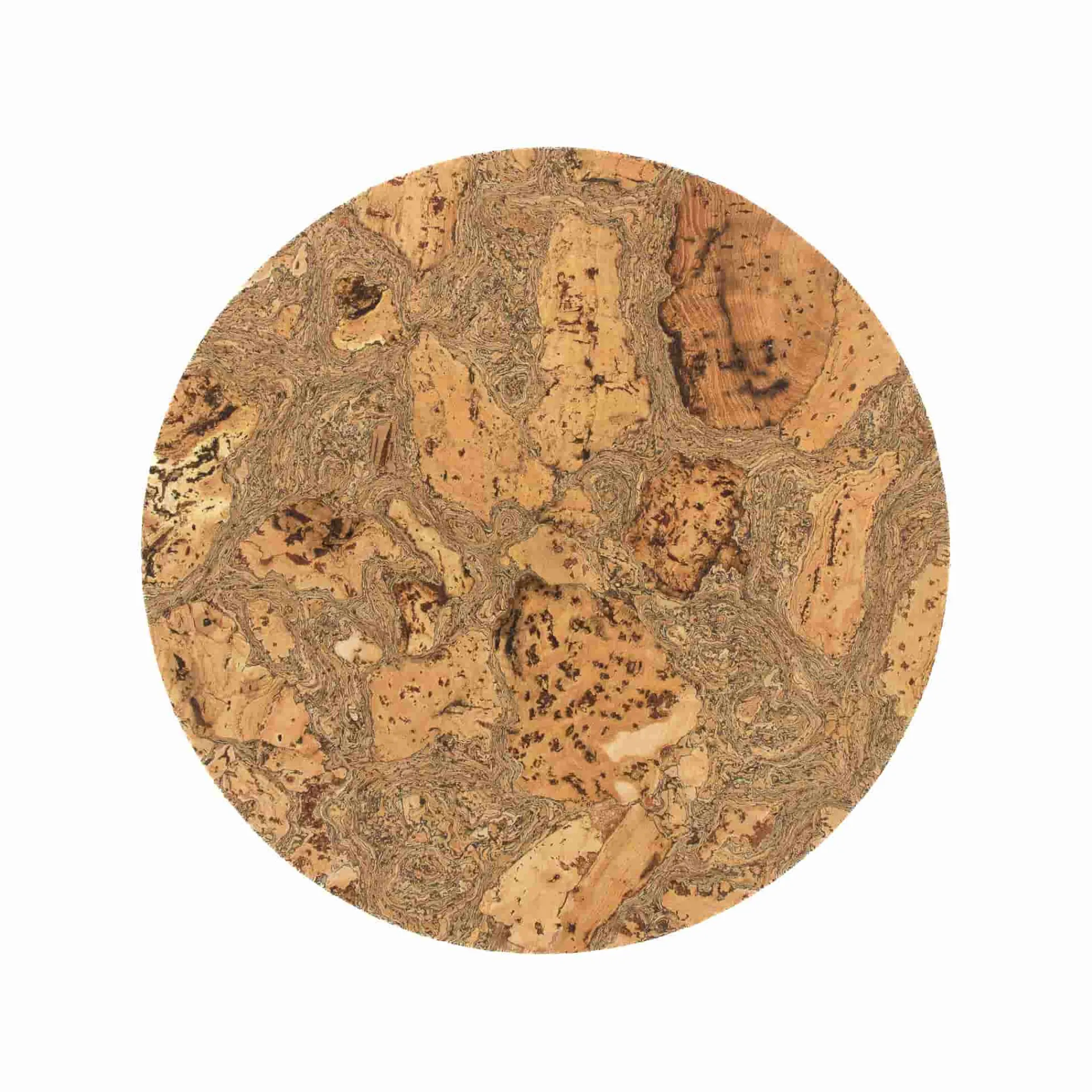 Best Set of 4 Marbled Cork Round Placemats, 30cm Tableware Brands