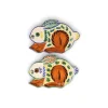 Clearance Set of 2 Mexican Hand Painted Rabbit Plates, 17cm Plates|Crockery & Dinnerware