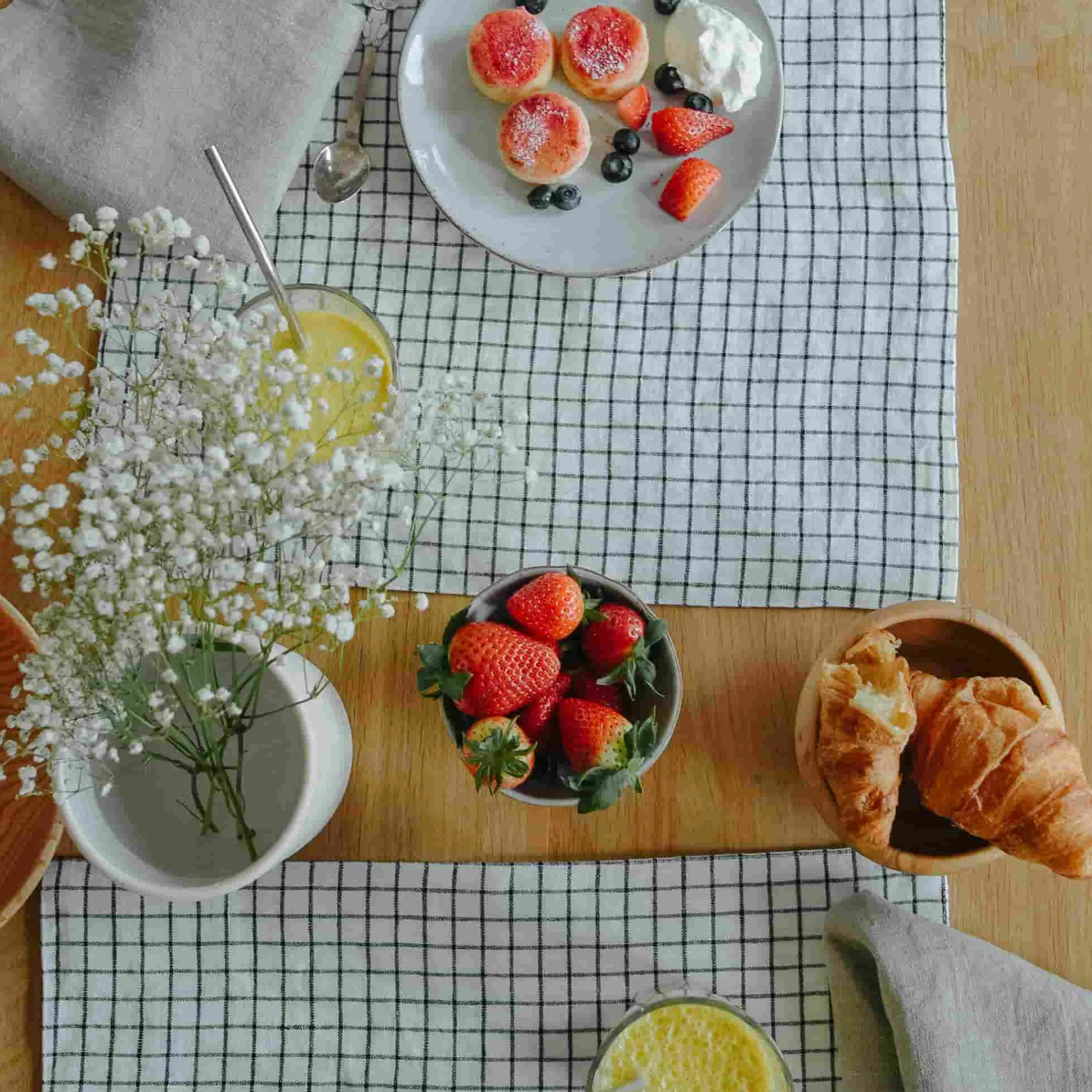 Hot Set of 2 Natural Linen Napkins Table Setting|Kitchen Textiles & Clothing