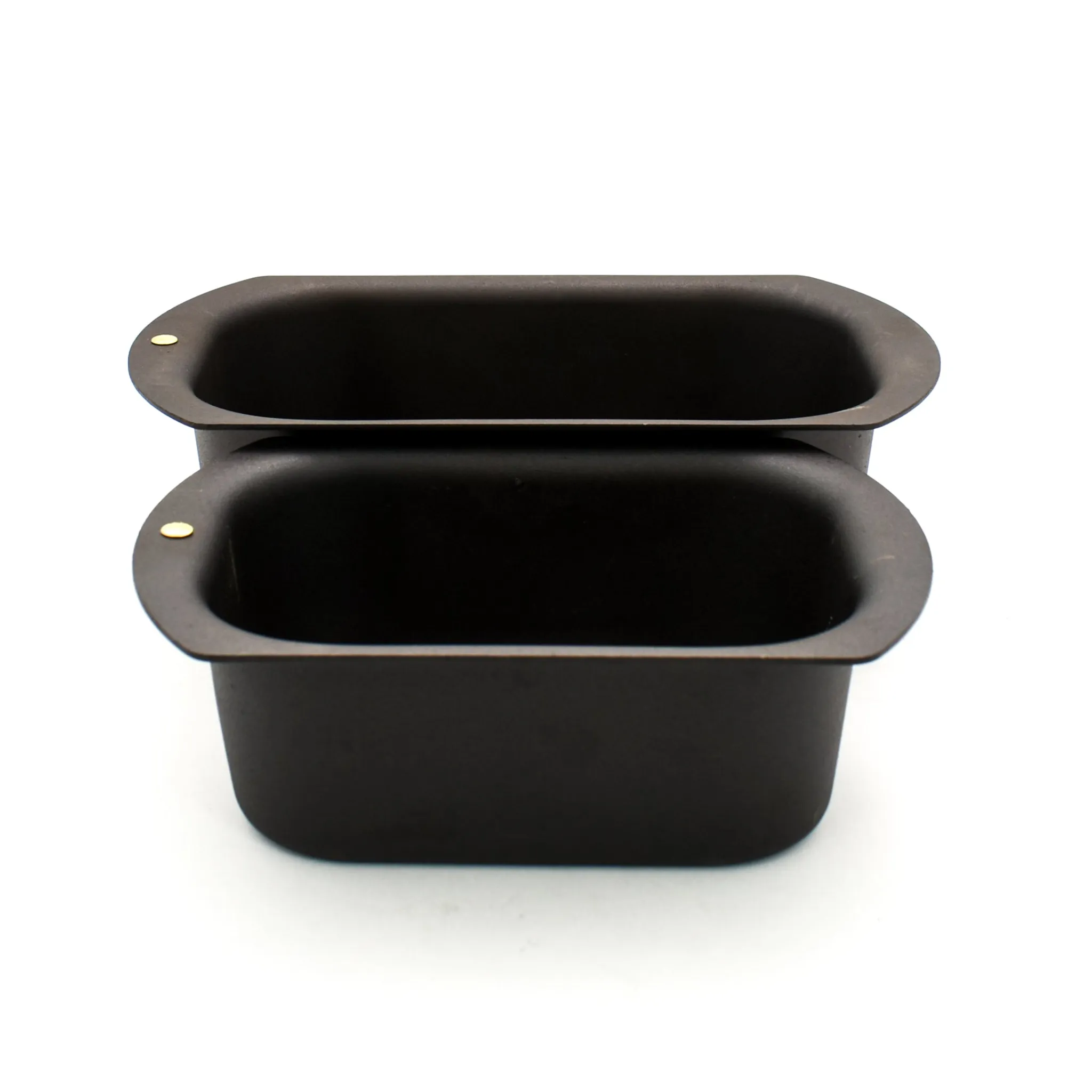 Hot Set of 2 Spun Iron Loaf Tins Baking Supplies & Equipment