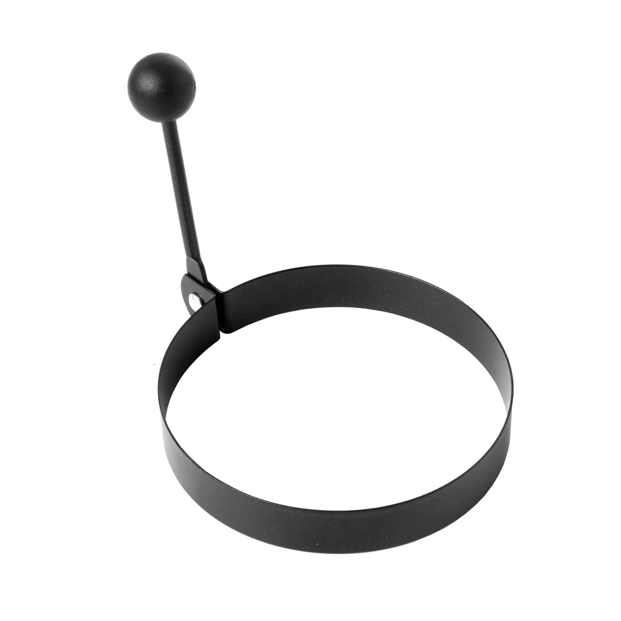Online Set of 2 Non-Stick Egg Rings with Folding Handle Kitchen Tools & Utensils