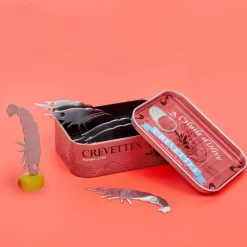 Clearance Set of 6 Prawn Snacking Forks in a Tin Cutlery|Tableware Brands