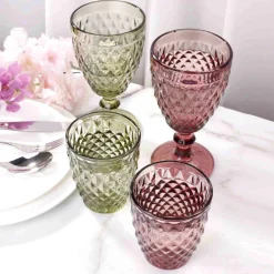 Best Set of 6 Purple Diamond Tumblers, 270ml Tableware Brands
