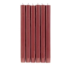 Best Set of 6 Red Dinner Candles Table Setting|Tableware Brands